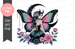 Mystical fairy with butterfly wings Product Image 1