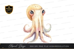 Cute octopus clipart png Product Image 1