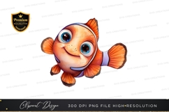Cartoon clownfish Product Image 1