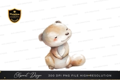 Cute baby bear clipart png Product Image 1