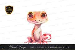 Cute cartoon lizard Product Image 1