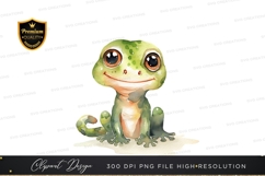 Happy lizard clipart png Product Image 1