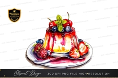 Delicious fruit topped dessert Product Image 1