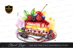 Delicious layered cake with berries Product Image 1