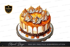 Delicious caramel drip cake Product Image 1