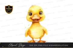 Happy duckling clipart png Product Image 1