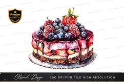 Delicious fruit topped cake Product Image 1