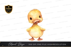 Adorable yellow duckling clipart png Product Image 1