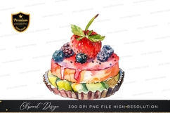 Delicious fruit topped cake Product Image 1