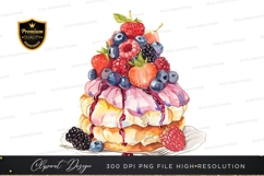 Delicious fruit-topped cake Product Image 1
