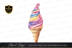Rainbow swirl ice cream Product Image 1