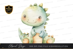 Cute cartoon dinosaur clipart png Product Image 1