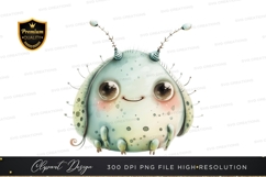 Whimsical alien clipart png Product Image 1
