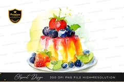 Delicious fruit topped dessert Product Image 1