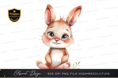 Cute bunny rabbit clipart png Product Image 1