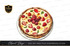 Delicious fruit tart clipart png Product Image 1