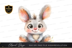 Cute bunny rabbit clipart png Product Image 1
