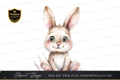 Cute bunny rabbit clipart png Product Image 1