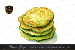 Crispy zucchini chips clipart png Product Image 1