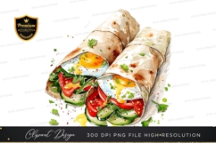 Delicious wrap clipart png Product Image 1