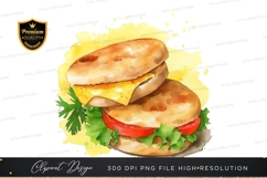 Delicious breakfast bagel Product Image 1