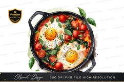 Shakshuka with fresh tomatoes and basil Product Image 1