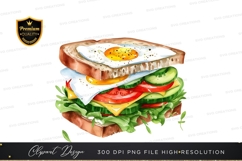 Delicious breakfast sandwich Product Image 1
