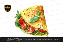 Delicious omelette with fresh ingredients Product Image 1