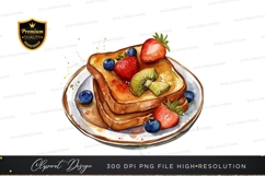 Delicious fruit topped french toast Product Image 1