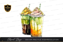 Delicious milkshakes clipart png Product Image 1