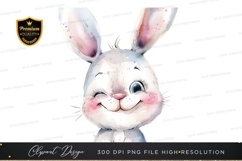 Happy bunny clipart png Product Image 1
