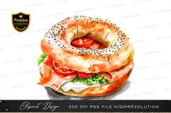 Delicious bagel sandwich Product Image 1
