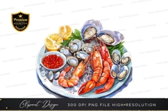 Seafood platter clipart png Product Image 1