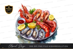 Seafood platter clipart png Product Image 1