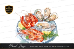 Seafood platter clipart png Product Image 1