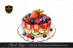 Vibrant fruit salad clipart png Product Image 1