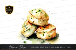 Delicious baked potatoes clipart png Product Image 1