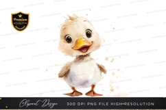 Happy duckling clipart png Product Image 1