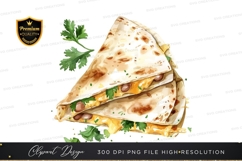 Delicious quesadilla with cheese and beans Product Image 1