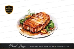 Grilled salmon with lemon and herbs Product Image 1