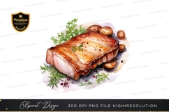 Grilled pork chop with roasted potatoes Product Image 1