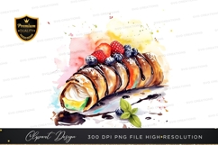 Delicious dessert cone clipart png Product Image 1