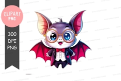 Cartoon bat in formal attire Product Image 1