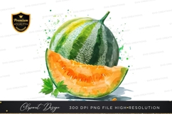 Juicy watermelon clipart png Product Image 1