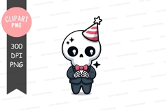 Celebrating skeleton clipart png Product Image 1