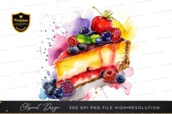 Delicious cheesecake with berries Product Image 1