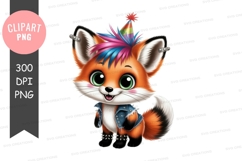 Party fox clipart png Product Image 1
