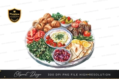 Mezze platter clipart png Product Image 1