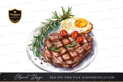 Gourmet steak and egg breakfast Product Image 1