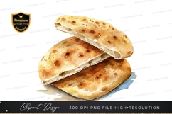 Crispy flatbread clipart png Product Image 1